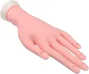 Baluue Flexible Fake Hand Model Nail Art Practice Tool Movable Fingers for Nail Exerciser Manicure Tools