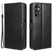 For Samsung Galaxy F34 5g/m34 5g Crazy Horse Texture Leather Case Phone Cover With Wallet Stand