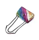 Rainbow Handbag Patchwork Crossbody Bag Shoulder Bag Women's Brand Designer