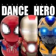 Action Figure Dancing Robot Spider-Man Dance Hero Music Eectric Sound Toy Model