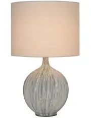 [Lexi Lighting] Zaya Ceramic Table Lamp in Blue