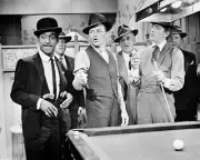 75818 FRANK SINATRA CLAN ROBIN AND THE 7 HOODS BW Wall Print Poster US