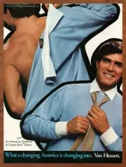 1982 Van Heusen Shirts/Clothing Vintage Print Ad/Poster Men's Style Fashion 80s
