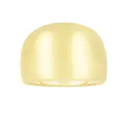 14k Yellow Gold Domed Womens Ring, 7