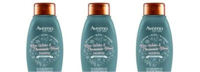 BL Aveeno Shampoo Rosewater & Chamomile Blend 12 oz - THREE PACK