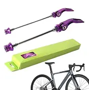 Quick Release Bicycles Hub,Front Rear Axle Hollow Shaft Set | Aluminum Alloy Hollow Shaft Kit Replacement for Bike Wheel Hub