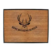 Best Bucking Auntie - Funny Novelty Doormat Man Cave Floor mat