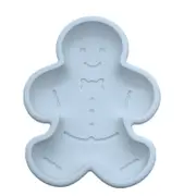 3Pcs 3D Silicone Mold Diy Cake Gingerbread Man Tools Pastry Fondant Soap Mould Muffin Pans & Baking Moulds