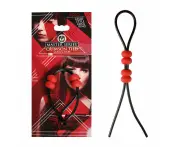 Master Series Crimson Tied Bolo - Lasso Style Adjustable Cock Ring