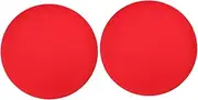 HOLIDYOYO 2Pcs Silicone Pad for Microwave Oven and Dining Table Slip Tableware Mat Heat Resistant Kitchen Accessory for Living Bar and Countertops