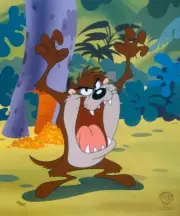 Classic Taz Looney Tunes Warner Bros Limited Ed Animation Cel 500