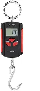 JSEIAJB 200kg Heavy Duty Digital Hanging Scales Portable Hanging Scale Electronic Weighing Balance for Industrial for Home Farm Factory
