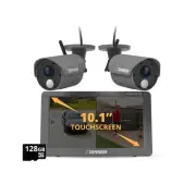 Exclusive Bundle: PhoenixHD Wireless Security Camera System with 10.1” Touchs...