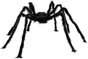 Halloween Giant Spider 3ft Black Soft Hairy Scary Big Spider Scary Giant Spider