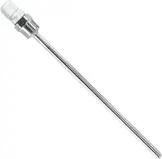Thermowell, 500mm Stainless Steel Temperature Sensor Accessories with Plastic Cap, Rust-Proof Solar Panel Accessories for Solar Panels, Swimming Pools, Water Tanks, Temperature Sensor, Thermowell