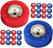 GANAZONO 32pcs Steel Shuffleboard Bowling Ball Plastic Mini Balls Roller Table Soccer Rollers Shuffleboard Equipment