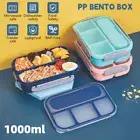 Lunch Box For Kids Adults Bento Storage Box 4 Compartments Fruit Food Container