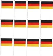 BESPORTBLE Germany Stick Flags Hand Held Flags Stick for Party Classroom Garden Sports Clubs