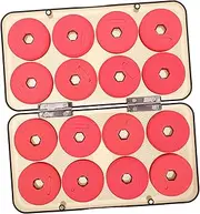 ifundom Box Fishing Line Spool Organizer Box Eva Fishing Gear Holder for Up to Spools Portable and User Friendly Storage for Go Trips