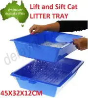 Lift and Sift Self Cleaning Kitty Litter Trays Cat Litter Tray Toilet Sifting