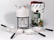 Casamoda White Nesting Fondue Stacking Set New in Box - CM10550