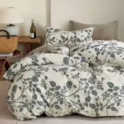 300TC Elisabeth Reversible Cotton Quilt Cover Set (Single, Double, Queen, King)