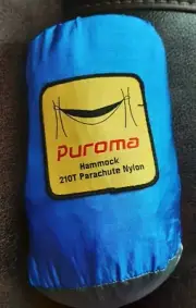 Puroma 210T Hammock Blue Gray Single Double Portable Ultralight Parachute Nylon
