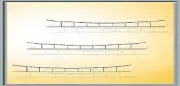 Viessmann 4337 Catenary Wire Fleischmann Radius 3 125mm (5) N Gauge