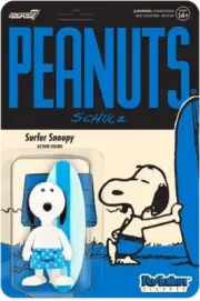 Super7 - Peanuts ReAction Figure Wave 5 - Surfer Snoopy [New Toy] Action Figur