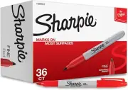 Sharpie Permanent Markers Set, Fine Tip Markers, Bulk Markers For Plastic,