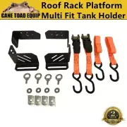 Roof Platform Jerry Can Holder Multi Fit Tank Tool box fits Rhino Rack and other