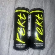 rekt liquidated lime (2) 11.2 Oz special drink crypto rare limited edition