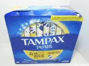 Tampax Pearl Tampons, Regular Absorbency, Leakguard Protection Scented, 36 count