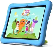 plimpton Children's Tablet 10 Inch Tablets for Children with Android 14 Octa Core, 4GB RAM + 64GB ROM (1TB TF) with Child Lock App, 6000mAh, Wi-Fi, BT 5.3, Kids Tablet with Eva Case - Blue