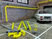 Water pipes Scale 1:18 - 1:24 Diorama parts Garage decoration Miniature models