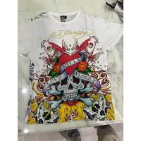 在飛比找蝦皮購物優惠-Ed Hardy 正品（白色短袖）