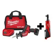 Milwaukee HACKZALL Reciprocating Saw Kit 12V Li-Ion Brushless w/ 3/8" Ratchet