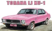 Australian Cars & Transport Holden Torana LJ XU-1 Pinky Tin Sign