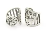 Ring Adjustable Ring Antique Silver Plated brass 18mm 7.5US inner size 2740