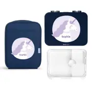 Bento Lunch Box + Lunch Bag + Sandwich Tray Pack