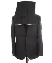 $6700 BRIONI - SLIM Gray Birds Eye Textured Weave *F-LIGHT* Super 160's Suit - 3