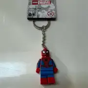 LEGO Marvel Spider-Man Minifigure Keychain NWT
