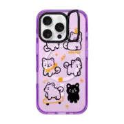 iPhone 16 Pro Impact Ring Stand Case MagSafe Compatible Doodle Collage by PIKARAR