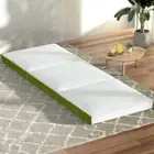 Giselle Bedding Foldable Mattress Folding Bed Mat Camping Trifold Single Green