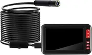 Industrial Endoscope Borescope Inspection Camera Built-in 8pcs s 8mm Lens with 4.3 Inch High-definition 1080P Display Screen5m