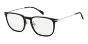 David Beckham DB 1169/G Asian Fit 284/2Y Men's Glasses Black Size 52 - Private Health Rebate - Blue Light Block Available