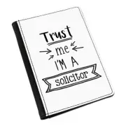 Trust Me I'm A Solicitor Passport Holder Cover Case Wallet - Funny Best