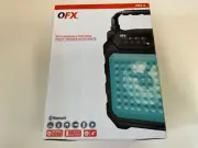 QFX Rechargeable Portable Bluetooth Party Speaker With Lights