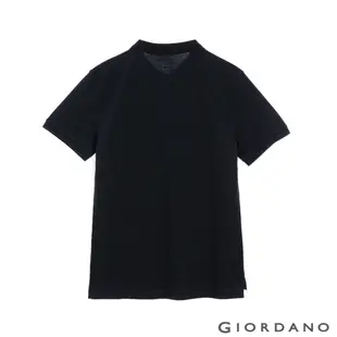 GIORDANO 男裝UNION JACK POLO衫 - 68 海軍藍/白/紅