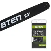 8TEN 20" Chainsaw Guide Bar & Chain .050 3/8 72DL for Stihl 066 044 038 H47S-72